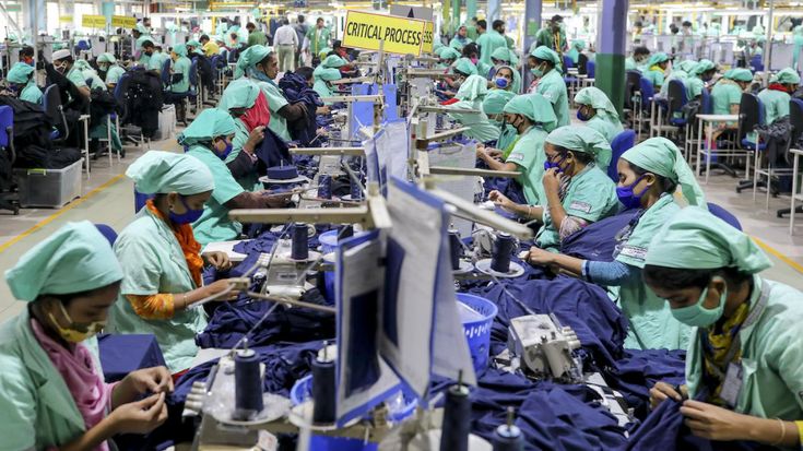 Factory workers