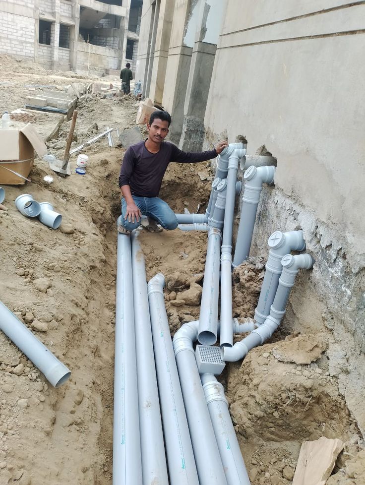 Plumber working